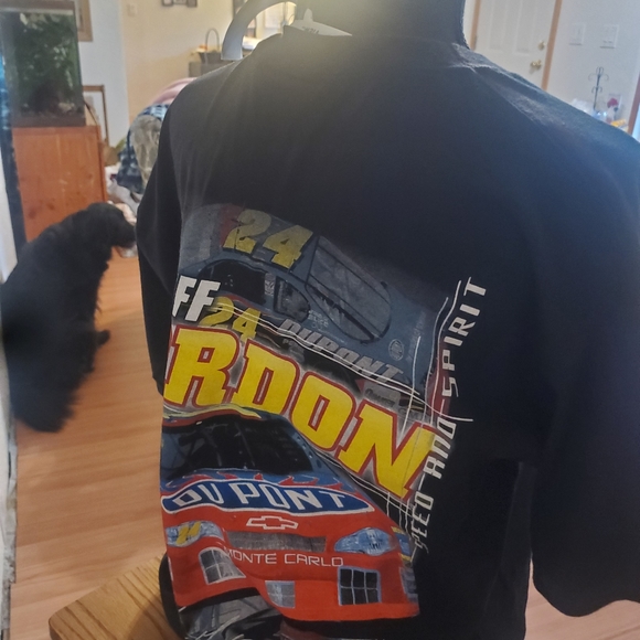 Jeff Gordon Black T Shirt Size M Competition View - Picture 2 of 5
